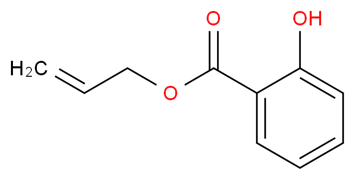 ALLYL SALICYLATE_分子结构_CAS_10484-09-0)