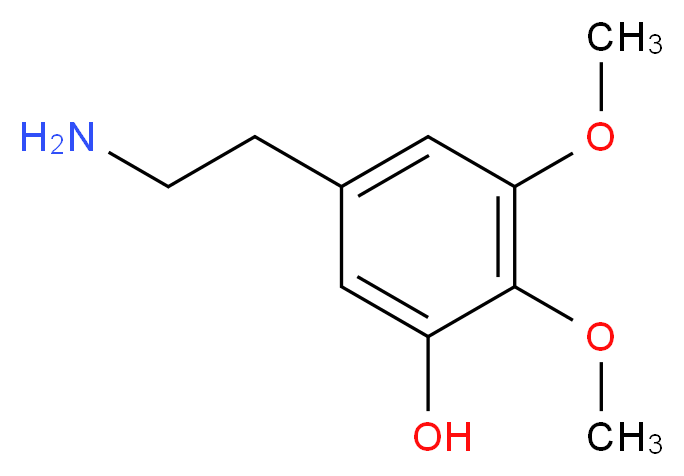 3-Demethyl Mescaline_分子结构_CAS_16046-07-4)