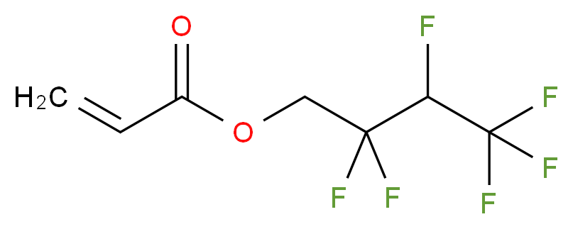 1H,1H,3H-Perfluorobutyl acrylate 95%_分子结构_CAS_54052-90-3)