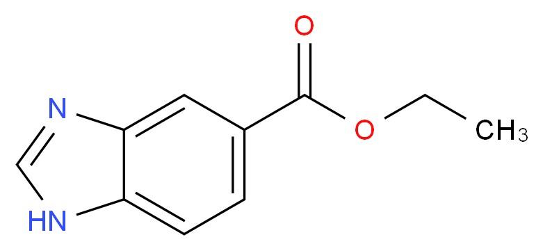 ethyl 1H-benzimidazole-5-carboxylate_分子结构_CAS_58842-61-8)