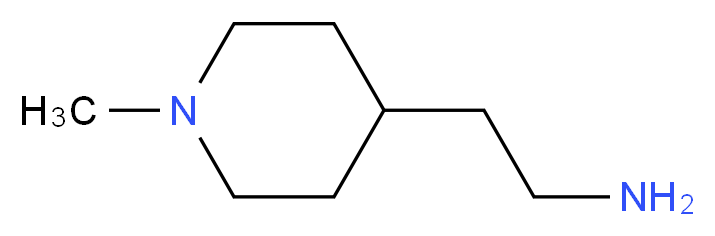 2-(1-Methylpiperidin-4-yl)ethanamine_分子结构_CAS_20845-38-9)