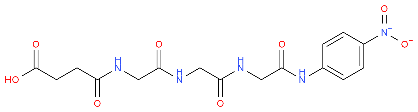 N-Succinyl-Gly-Gly-Gly-p-nitroanilide_分子结构_CAS_61043-71-8)