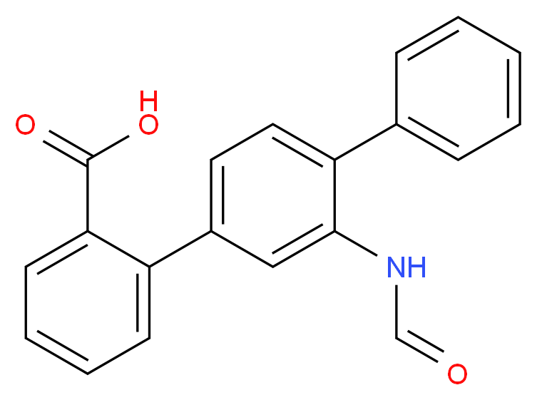 4-([1,1'-Biphenyl]-2-ylcarboxamido)benzoic acid_分子结构_CAS_168626-74-2)