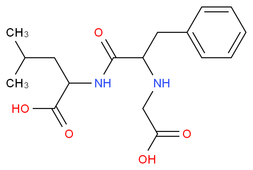 2-{2-[(carboxymethyl)amino]-3-phenylpropanamido}-4-methylpentanoic acid_分子结构_CAS_81109-85-5