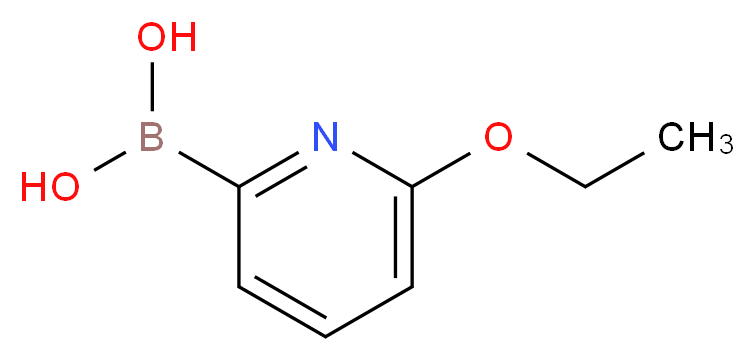6-ETHOXYPYRIDINE-2-BORONIC ACID_分子结构_CAS_913373-41-8)
