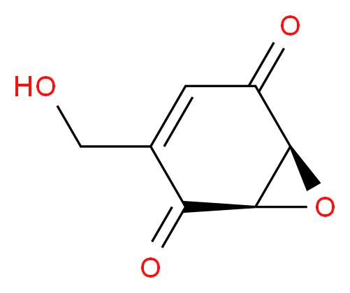 (1R,6S)-3-(hydroxymethyl)-7-oxabicyclo[4.1.0]hept-3-ene-2,5-dione_分子结构_CAS_27270-89-9