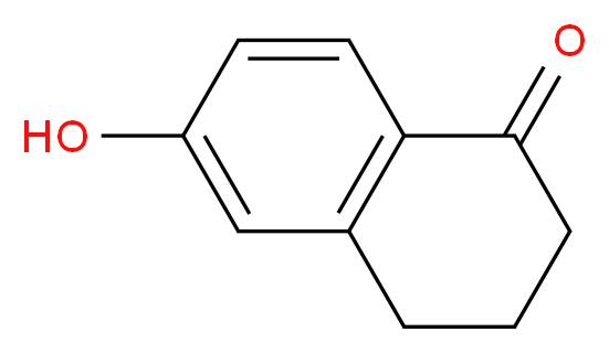 6-hydroxy-1,2,3,4-tetrahydronaphthalen-1-one_分子结构_CAS_3470-50-6