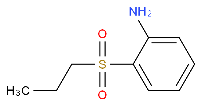 1-Amino-2-(propylsulphonyl)benzene 98%_分子结构_CAS_76697-58-0)