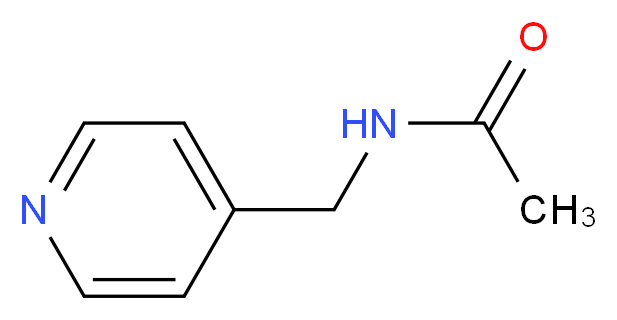 N-(4-Pyridinylmethyl)acetamide_分子结构_CAS_23974-15-4)