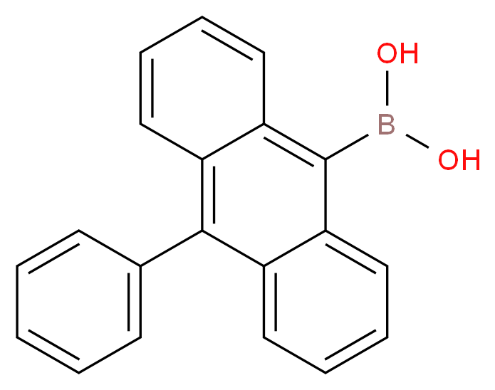 10-Phenylanthracene-9-boronic acid_分子结构_CAS_334658-75-2)