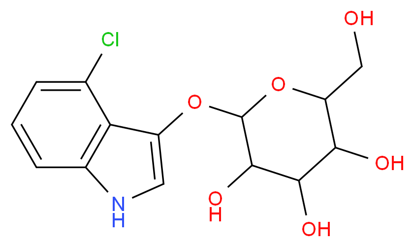 4-Chloro-3-indolyl β-D-galactopyranoside_分子结构_CAS_135313-63-2)