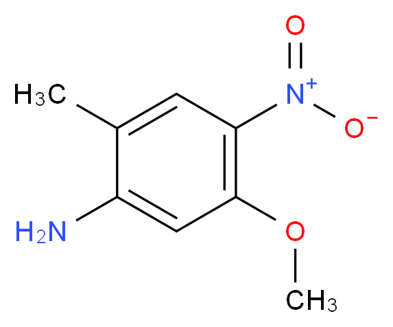 5-methoxy-2-methyl-4-nitroaniline_分子结构_CAS_)