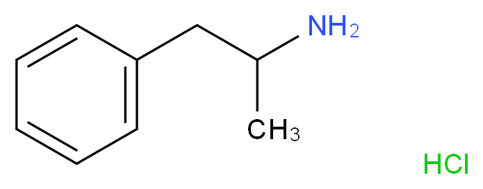 DL-安非他明 盐酸盐_分子结构_CAS_2706-50-5)