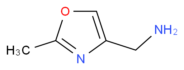 4-(Aminomethyl)-2-methyl-1,3-oxazole_分子结构_CAS_)