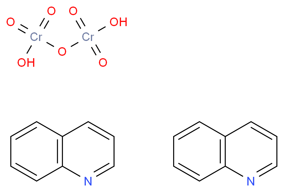 [(hydroxydioxochromio)oxy]chromiumoylol; bis(quinoline)_分子结构_CAS_56549-24-7