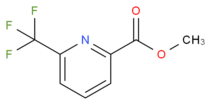 6-Trifluoromethyl-pyridine-2-carboxylic acid methyl ester_分子结构_CAS_155377-05-2)