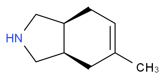 cis-5-methyl-2,3,3a,4,7,7a-hexahydro-1H-isoindole_分子结构_CAS_21764-64-7)