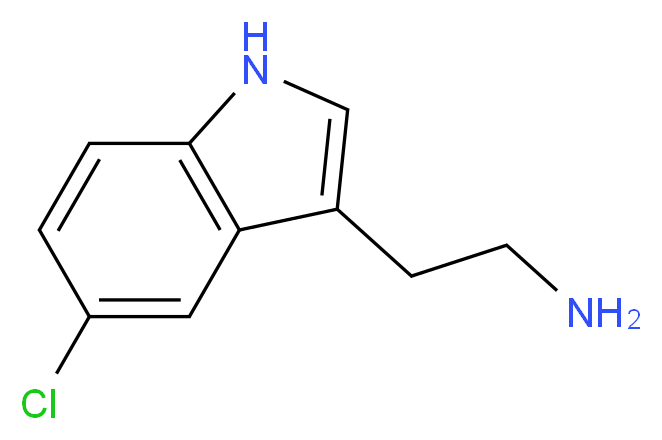 2-(5-chloro-1H-indol-3-yl)ethanamine_分子结构_CAS_3764-94-1)