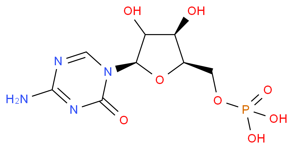 5-Azacytidine 5'-Monophosphate 60%_分子结构_CAS_2226-72-4)