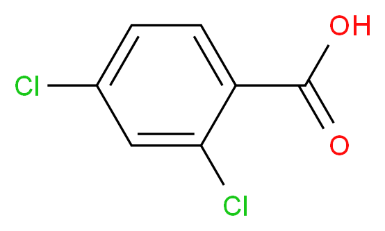 2,4-Dichlorobenzoic acid_分子结构_CAS_50-84-0)