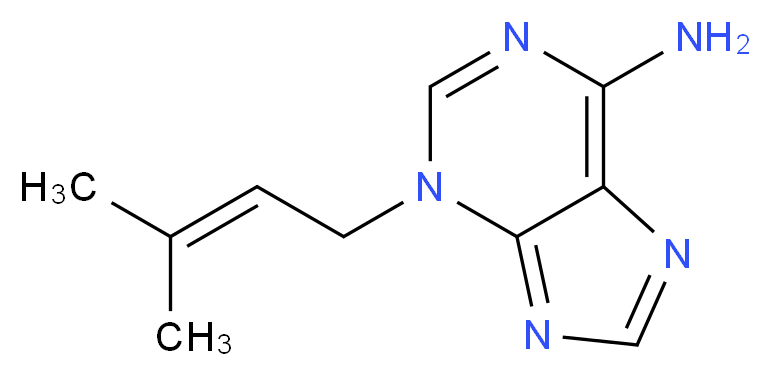 3-(3-methylbut-2-en-1-yl)-3H-purin-6-amine_分子结构_CAS_)