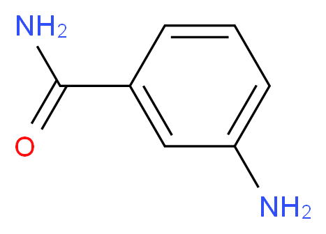 3-Aminobenzamide_分子结构_CAS_)