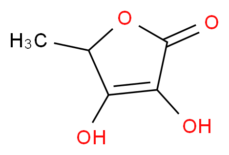 3,4-dihydroxy-5-methyl-2,5-dihydrofuran-2-one_分子结构_CAS_3566-57-2