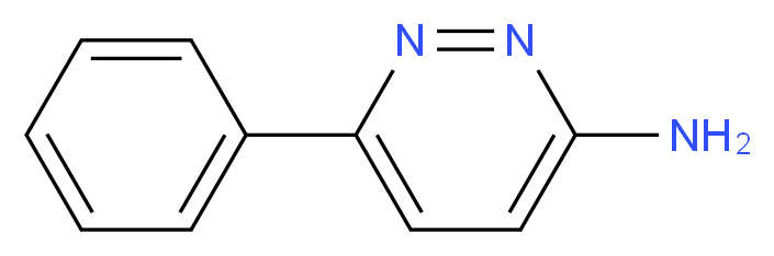 6-phenylpyridazin-3-amine_分子结构_CAS_14966-91-7