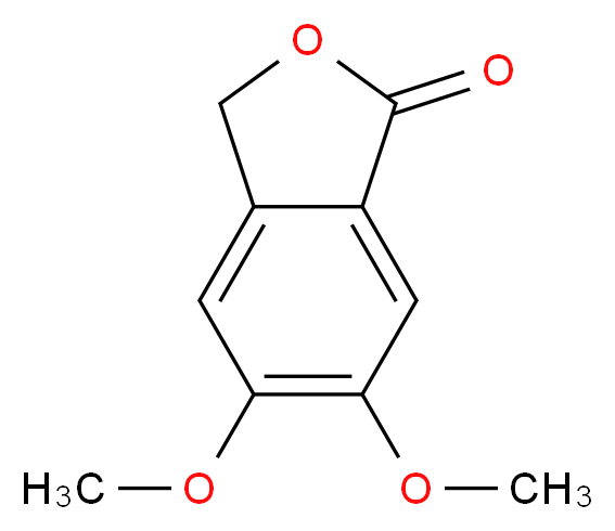 5,6-dimethoxy-1,3-dihydro-2-benzofuran-1-one_分子结构_CAS_759409-69-3