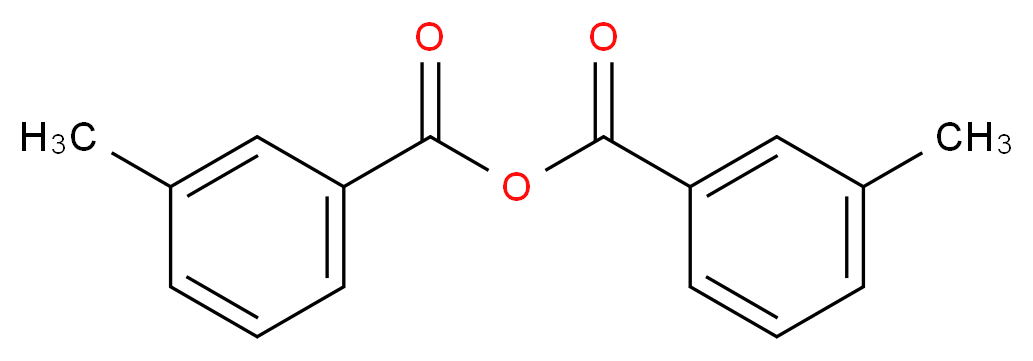 3-methylbenzoyl 3-methylbenzoate_分子结构_CAS_21436-44-2