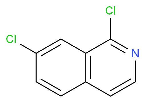 1,7-dichloroisoquinoline_分子结构_CAS_70810-24-1