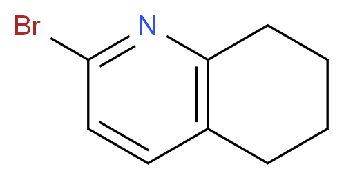 2-bromo-5,6,7,8-tetrahydroquinoline_分子结构_CAS_71308-91-3