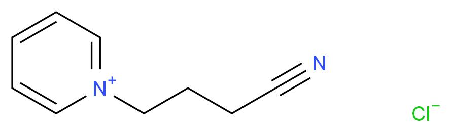 1-(3-cyanopropyl)pyridin-1-ium chloride_分子结构_CAS_820972-34-7
