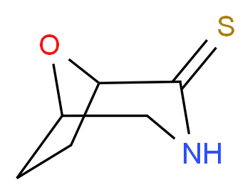 8-oxa-3-azabicyclo[3.2.1]octane-2-thione_分子结构_CAS_1291487-34-7