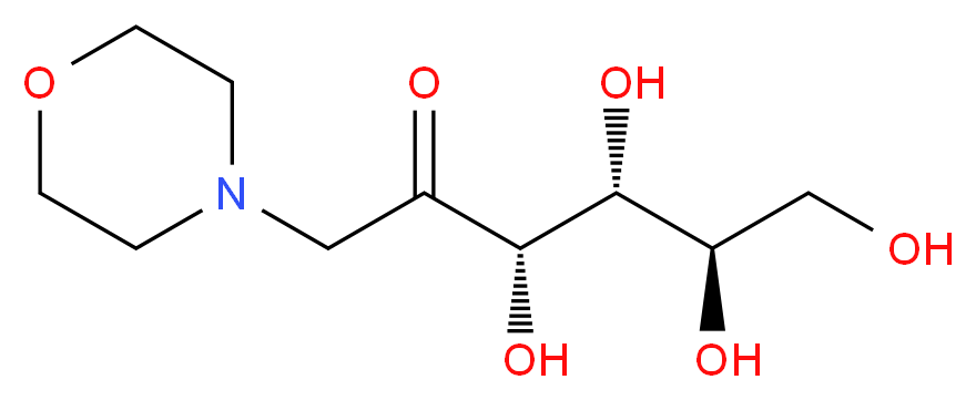 1-Deoxy-1-morpholino-D-fructose_分子结构_CAS_6291-16-3)