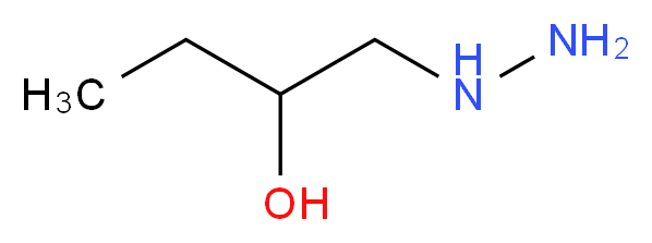 1-hydrazinylbutan-2-ol_分子结构_CAS_41470-19-3