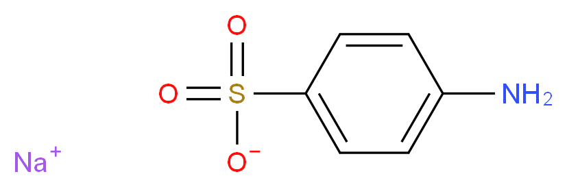 sodium 4-aminobenzene-1-sulfonate_分子结构_CAS_515-74-2