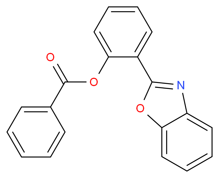 2-(2-Benzoxazolyl)phenyl benzoate_分子结构_CAS_477934-10-4)