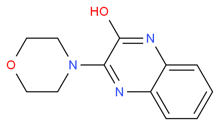 3-Morpholin-4-yl-quinoxalin-2-ol_分子结构_CAS_2725-16-8)