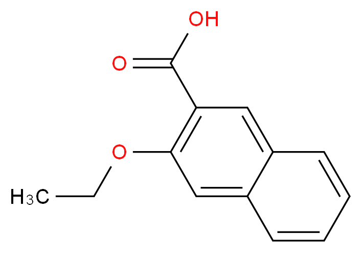 3-ethoxynaphthalene-2-carboxylic acid_分子结构_CAS_54245-36-2