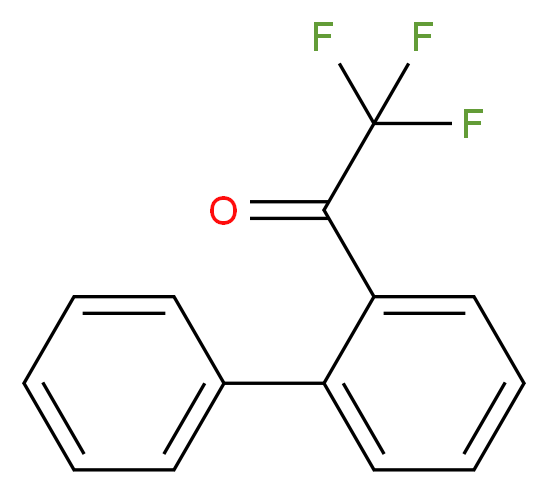 2-(三氟乙酰基)联苯_分子结构_CAS_302912-29-4)