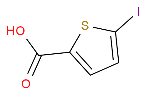 5-iodo-thiophene-2-carboxylic acid_分子结构_CAS_60166-85-0)