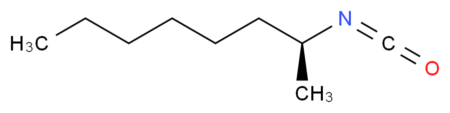 (2S)-2-isocyanatooctane_分子结构_CAS_745783-87-3