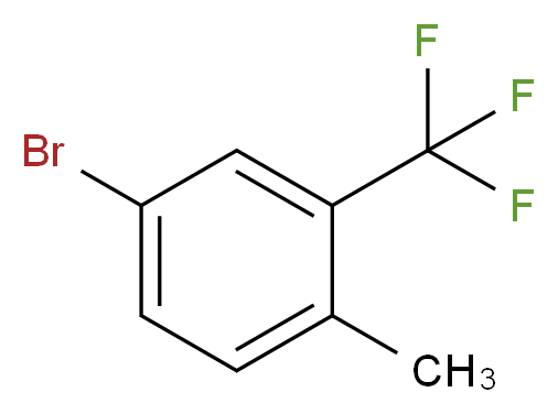 4-甲基-3-三氟甲基溴苯_分子结构_CAS_86845-27-4)