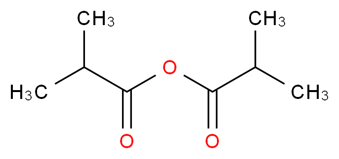 2-methylpropanoyl 2-methylpropanoate_分子结构_CAS_97-72-3