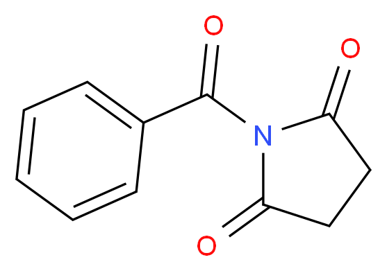 1-benzoylpyrrolidine-2,5-dione_分子结构_CAS_6343-27-7