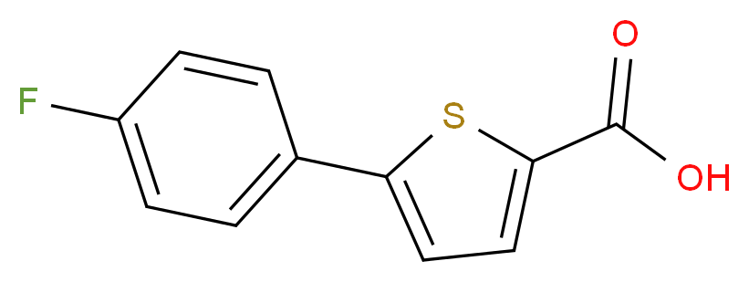 5-(4-Fluorophenyl)thiophene-2-carboxylic acid_分子结构_CAS_115933-30-7)