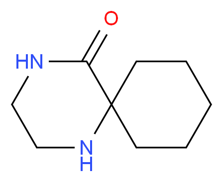 1,4-diazaspiro[5.5]undecan-5-one_分子结构_CAS_86047-86-1