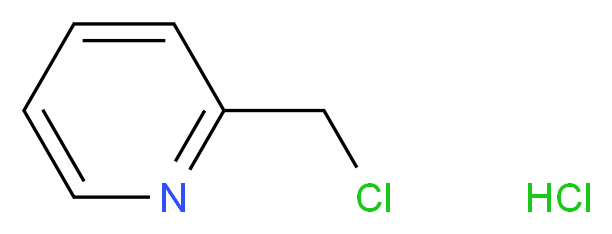 2-(chloromethyl)pyridine hydrochloride_分子结构_CAS_6959-47-3