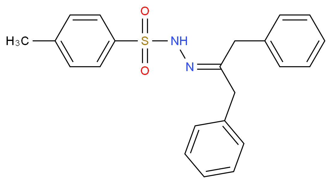 1,3-Diphenylacetone p-tosylhydrazone_分子结构_CAS_19816-88-7)